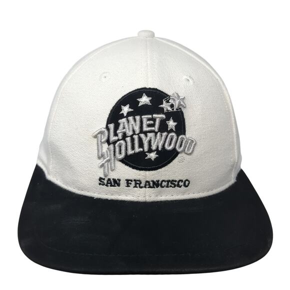 Planet Hollywood San Francisco Strapback Baseball Cap White One Size Adjustable - Picture 1 of 10